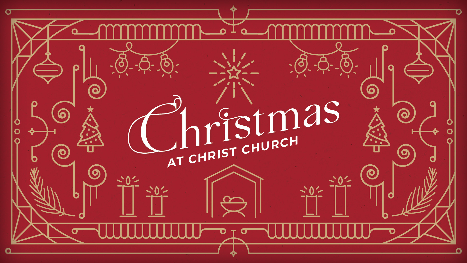Christmas Worship Services
Friday, December 23 | Oak Brook
Saturday, December 24 | Oak Brook & Butterfield
 
